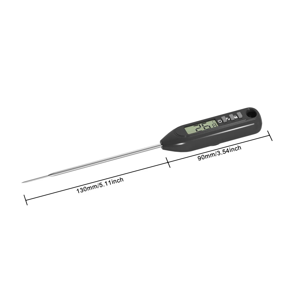 Digital Meat Food Thermometer for Candy, Milk, BBQ Cooking, Probe Instant Read Thermometer for Pork, Chicken Beef Temperature