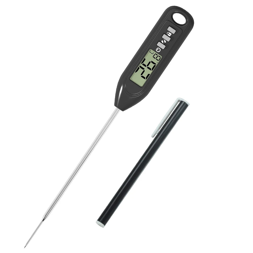 Digital Meat Food Thermometer for Candy, Milk, BBQ Cooking, Probe Instant Read Thermometer for Pork, Chicken Beef Temperature